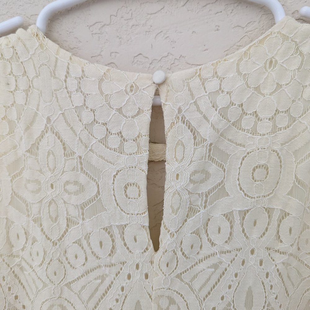 Altar'd State Lace High Neck Dress Size XS Bridal Wedding Boho - Picture 6 of 7